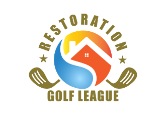 Restoration Golf League logo design by nona