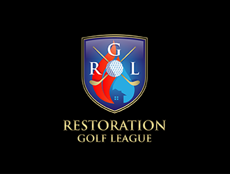 Restoration Golf League logo design by geomateo