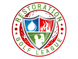 Restoration Golf League logo design by DreamLogoDesign