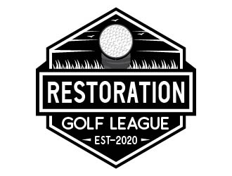 Restoration Golf League logo design by Suvendu