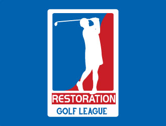 Restoration Golf League logo design by Suvendu