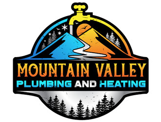 Mountain Valley Plumbing And Heating  logo design by DreamLogoDesign