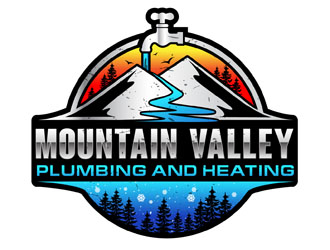 Mountain Valley Plumbing And Heating  logo design by DreamLogoDesign