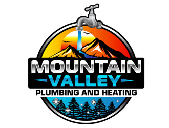 Mountain Valley Plumbing And Heating  logo design by DreamLogoDesign