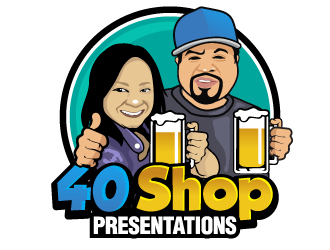 40 Shop Presentations logo design by Suvendu