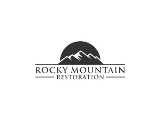 Rocky Mountain Restoration logo design by nurul_rizkon