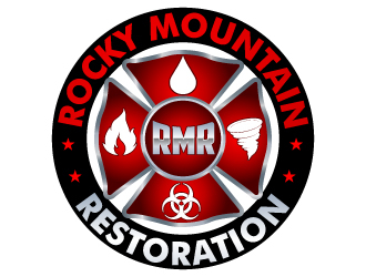 Rocky Mountain Restoration logo design by uttam