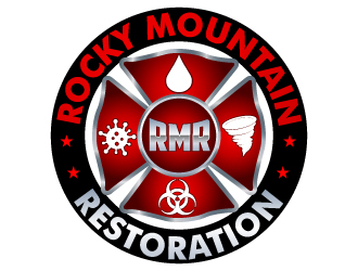 Rocky Mountain Restoration logo design by uttam