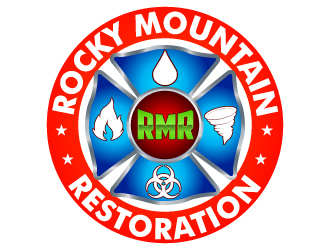 Rocky Mountain Restoration logo design by uttam