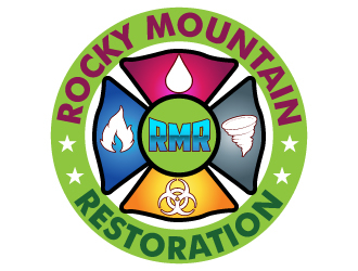 Rocky Mountain Restoration logo design by uttam