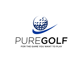 PureGolf logo design by dodihanz