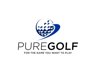 PureGolf logo design by dodihanz