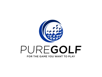 PureGolf logo design by dodihanz