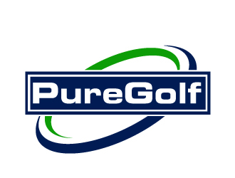 PureGolf logo design by AamirKhan