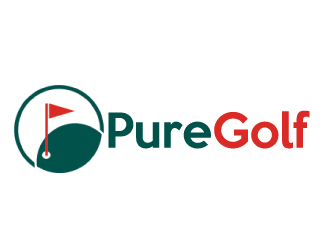 PureGolf logo design by AamirKhan