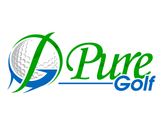 PureGolf logo design by dasigns