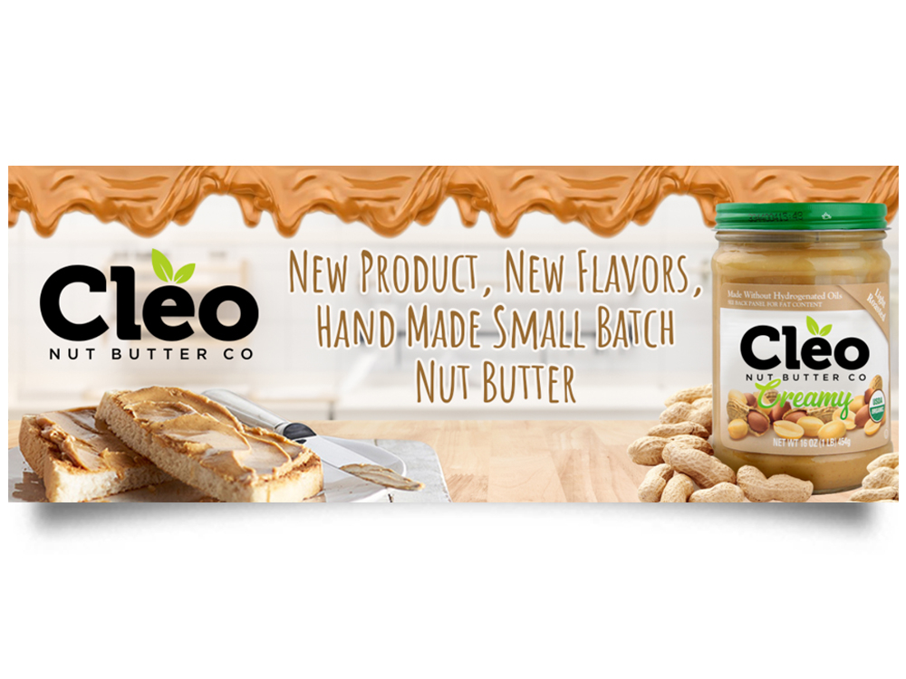 Cleo  - (Cleo nut butter co and/or Cleo foods co) logo design by Realistis