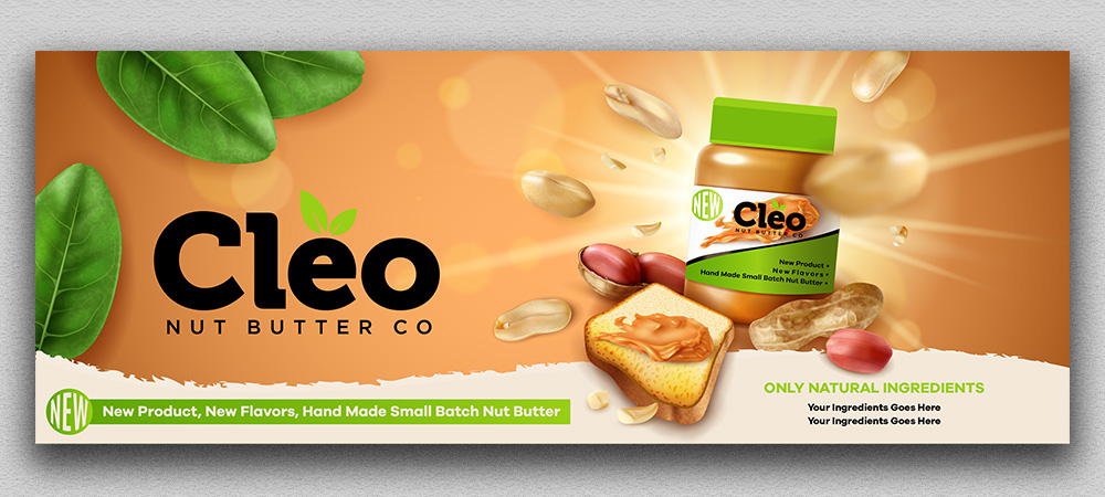 Cleo  - (Cleo nut butter co and/or Cleo foods co) logo design by Gelotine