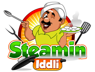 Steamin  Iddli logo design by design_brush