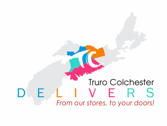 Truro Colchester Delivers logo design by up2date