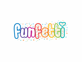 Funfetti logo design by up2date