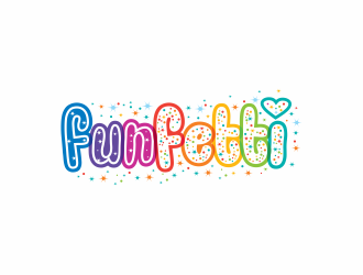 Funfetti logo design by up2date