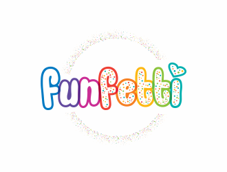 Funfetti logo design by up2date