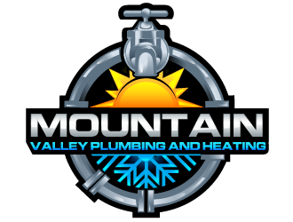 Mountain Valley Plumbing And Heating  logo design by Suvendu