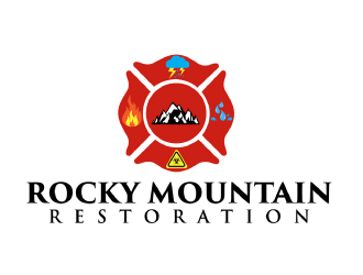 Rocky Mountain Restoration logo design by AamirKhan