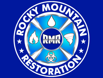 Rocky Mountain Restoration logo design by uttam