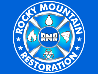 Rocky Mountain Restoration logo design by uttam