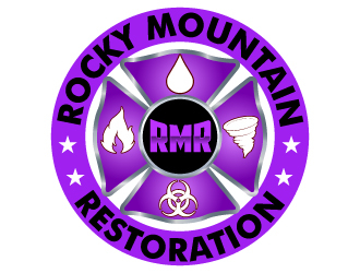 Rocky Mountain Restoration logo design by uttam