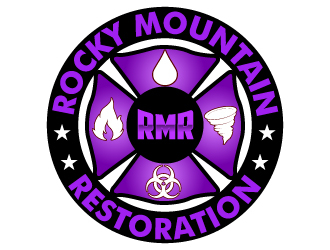 Rocky Mountain Restoration logo design by uttam