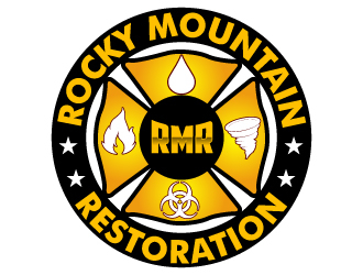 Rocky Mountain Restoration logo design by uttam