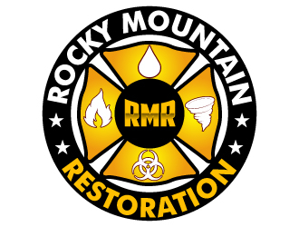 Rocky Mountain Restoration logo design by uttam