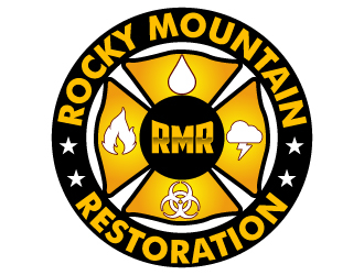 Rocky Mountain Restoration logo design by uttam