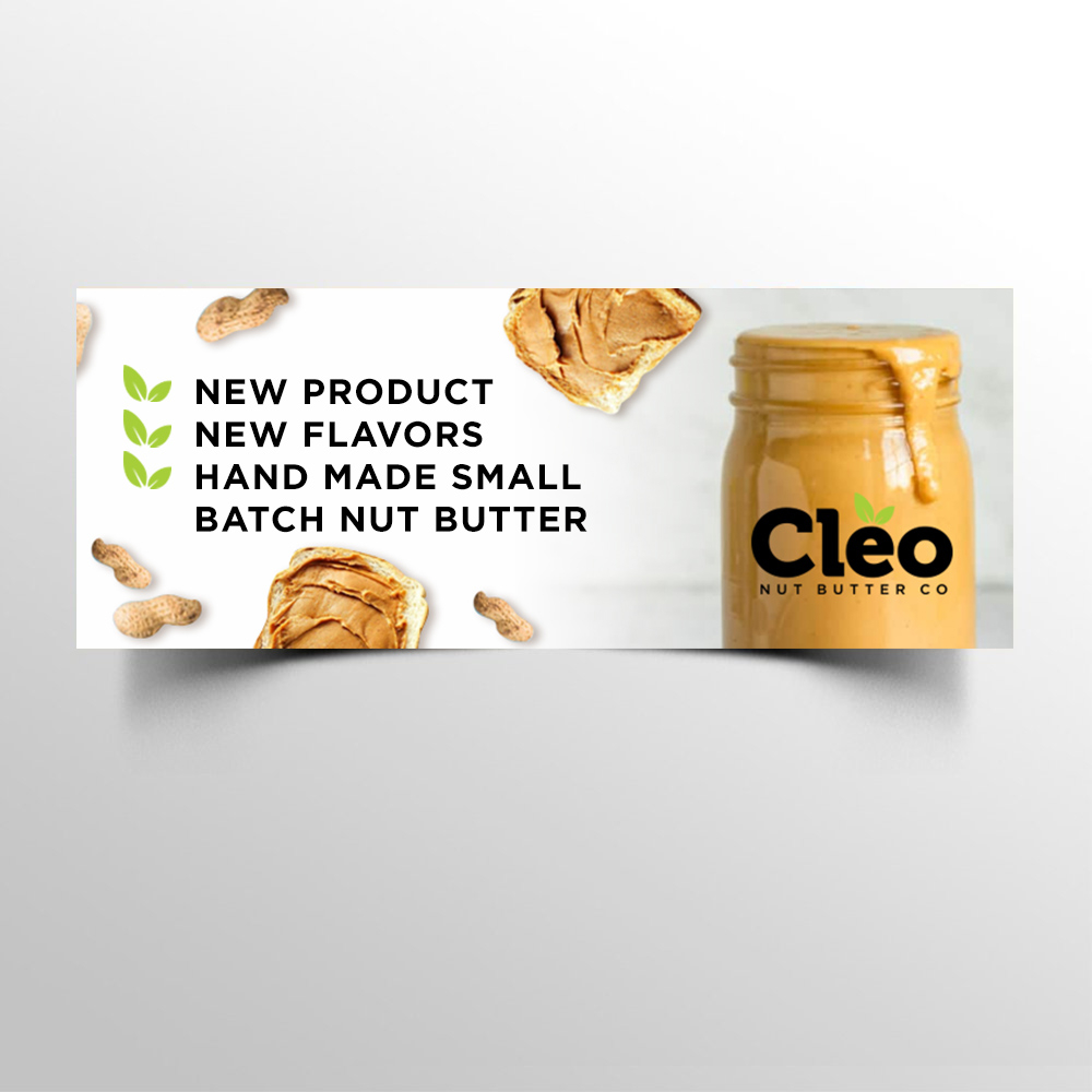 Cleo  - (Cleo nut butter co and/or Cleo foods co) logo design by mattlyn