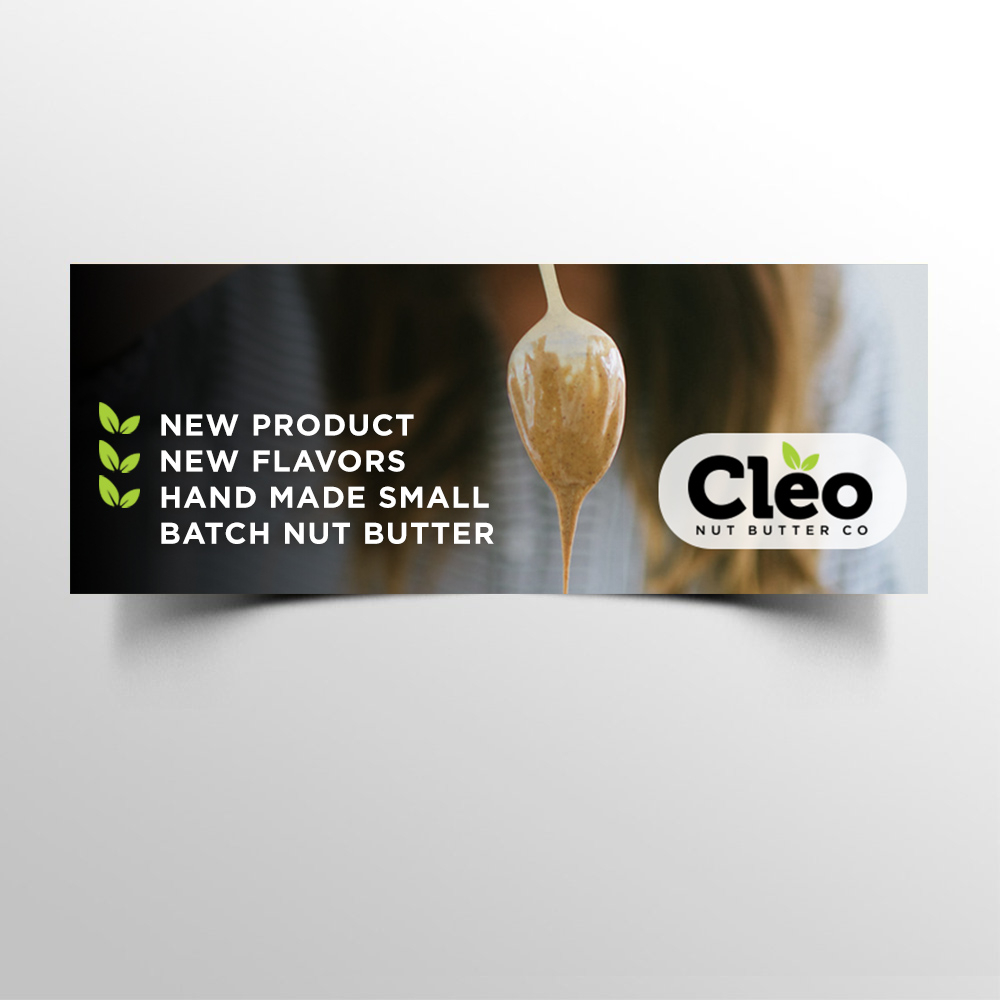 Cleo  - (Cleo nut butter co and/or Cleo foods co) logo design by mattlyn