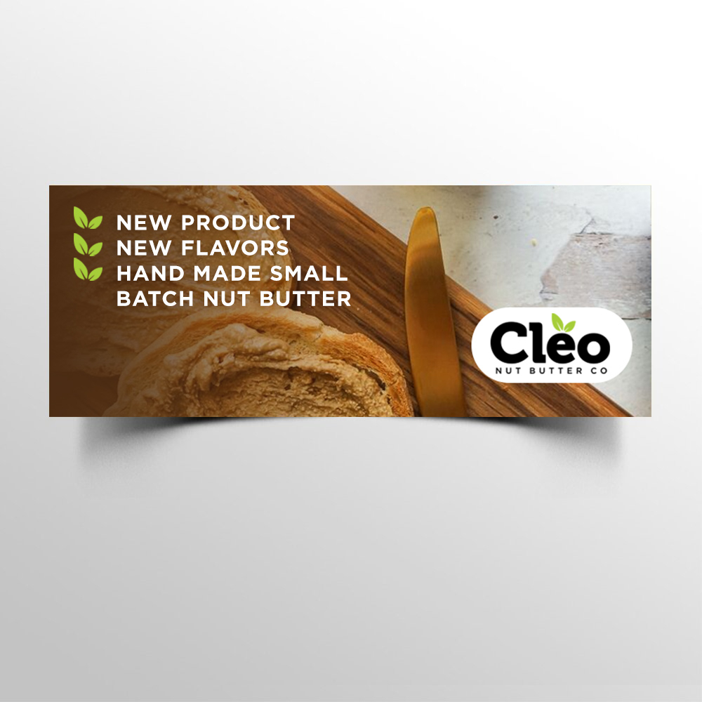 Cleo  - (Cleo nut butter co and/or Cleo foods co) logo design by mattlyn