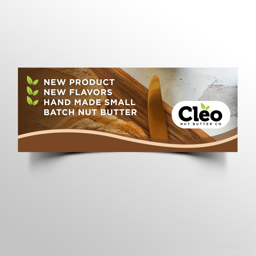 Cleo  - (Cleo nut butter co and/or Cleo foods co) logo design by mattlyn