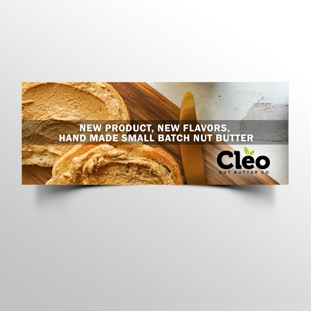 Cleo  - (Cleo nut butter co and/or Cleo foods co) logo design by mattlyn