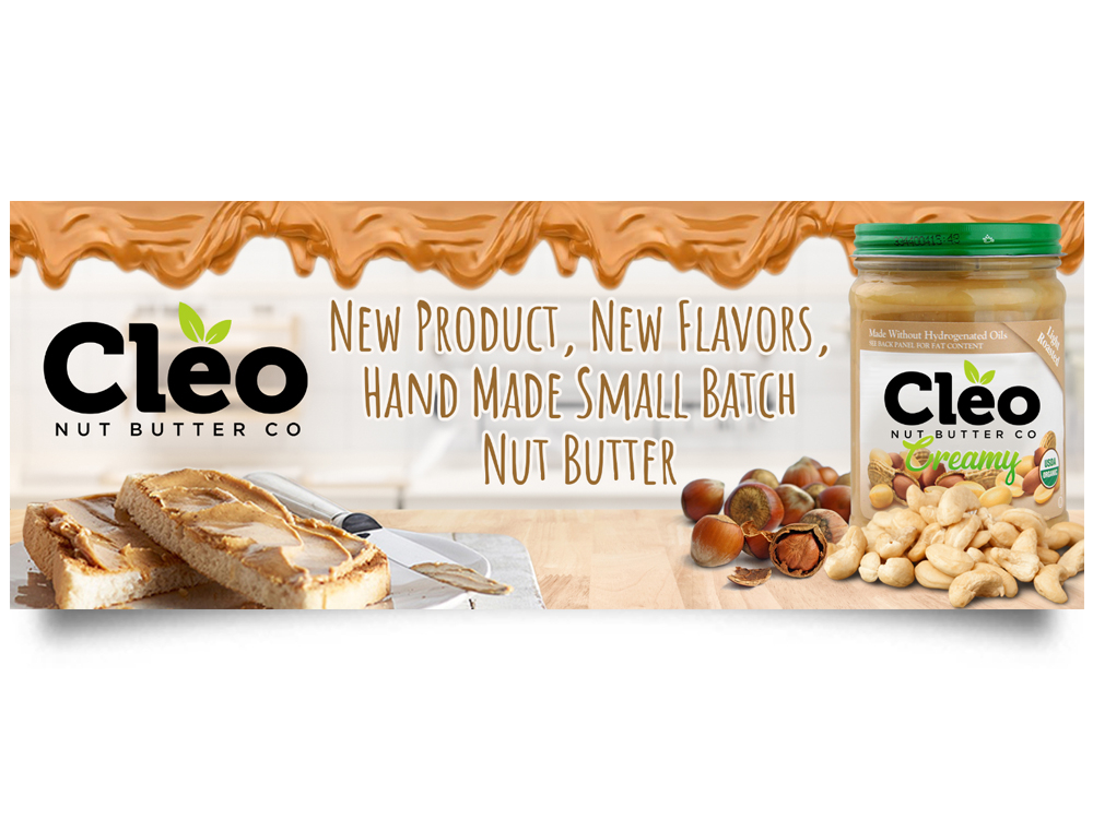 Cleo  - (Cleo nut butter co and/or Cleo foods co) logo design by Realistis