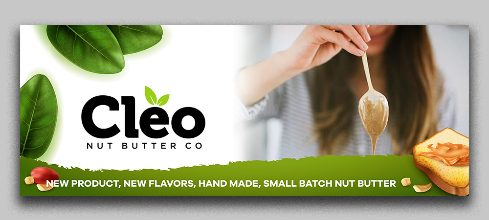 Cleo  - (Cleo nut butter co and/or Cleo foods co) logo design by Gelotine