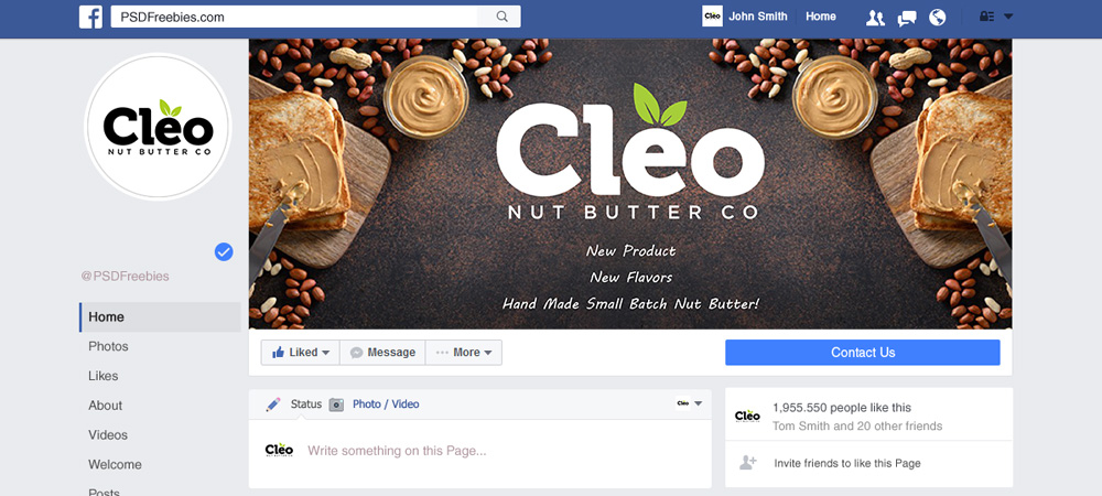 Cleo  - (Cleo nut butter co and/or Cleo foods co) logo design by Gelotine