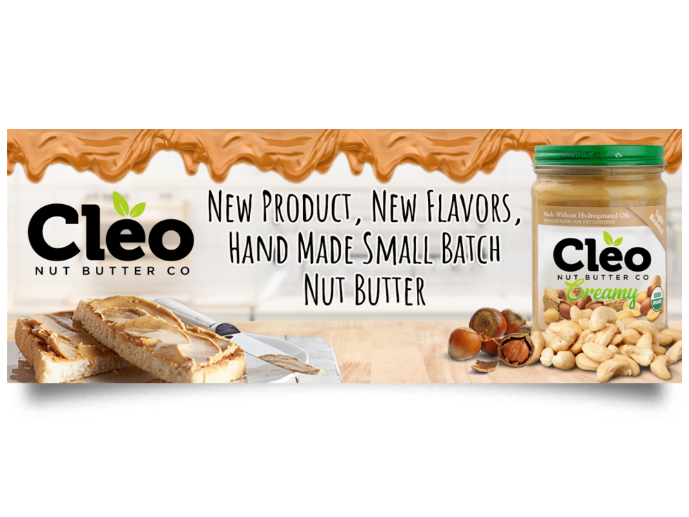 Cleo  - (Cleo nut butter co and/or Cleo foods co) logo design by Realistis