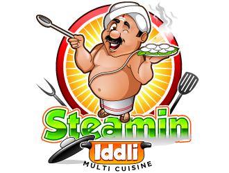 Steamin  Iddli logo design by design_brush