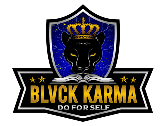 BLVCK KARMA  (Black karma)  logo design by aura