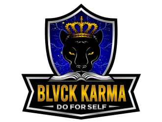 BLVCK KARMA  (Black karma)  logo design by aura