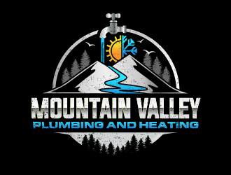 Mountain Valley Plumbing And Heating  logo design by SOLARFLARE