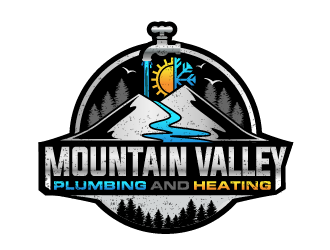 Mountain Valley Plumbing And Heating  logo design by SOLARFLARE